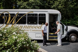 Party Bus at Winnwood Retirement Community