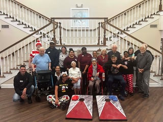 Our Cornhole competition