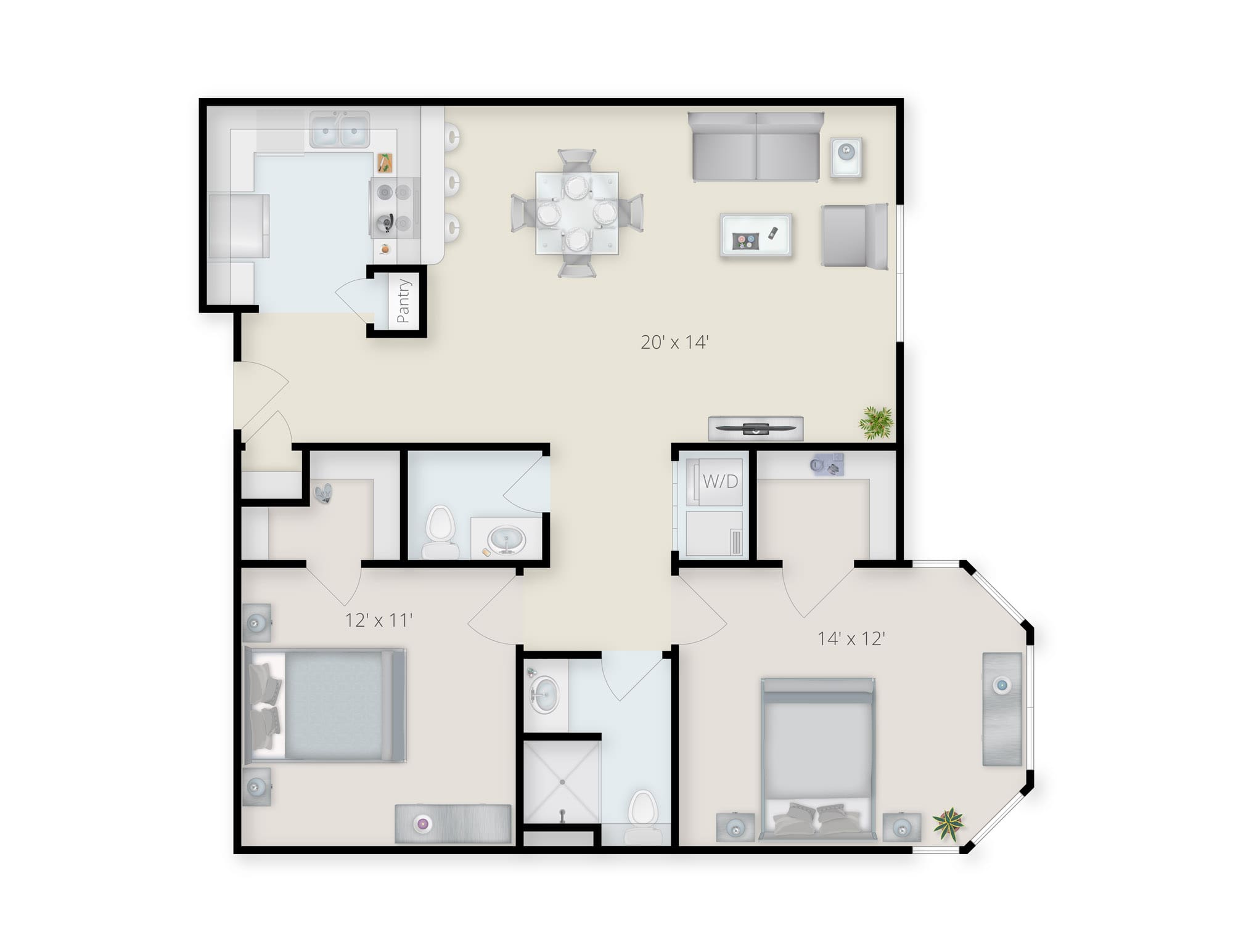 Independent Living The Valdosta 2 Bedroom Independent Living The Valdosta 2 Bedroom