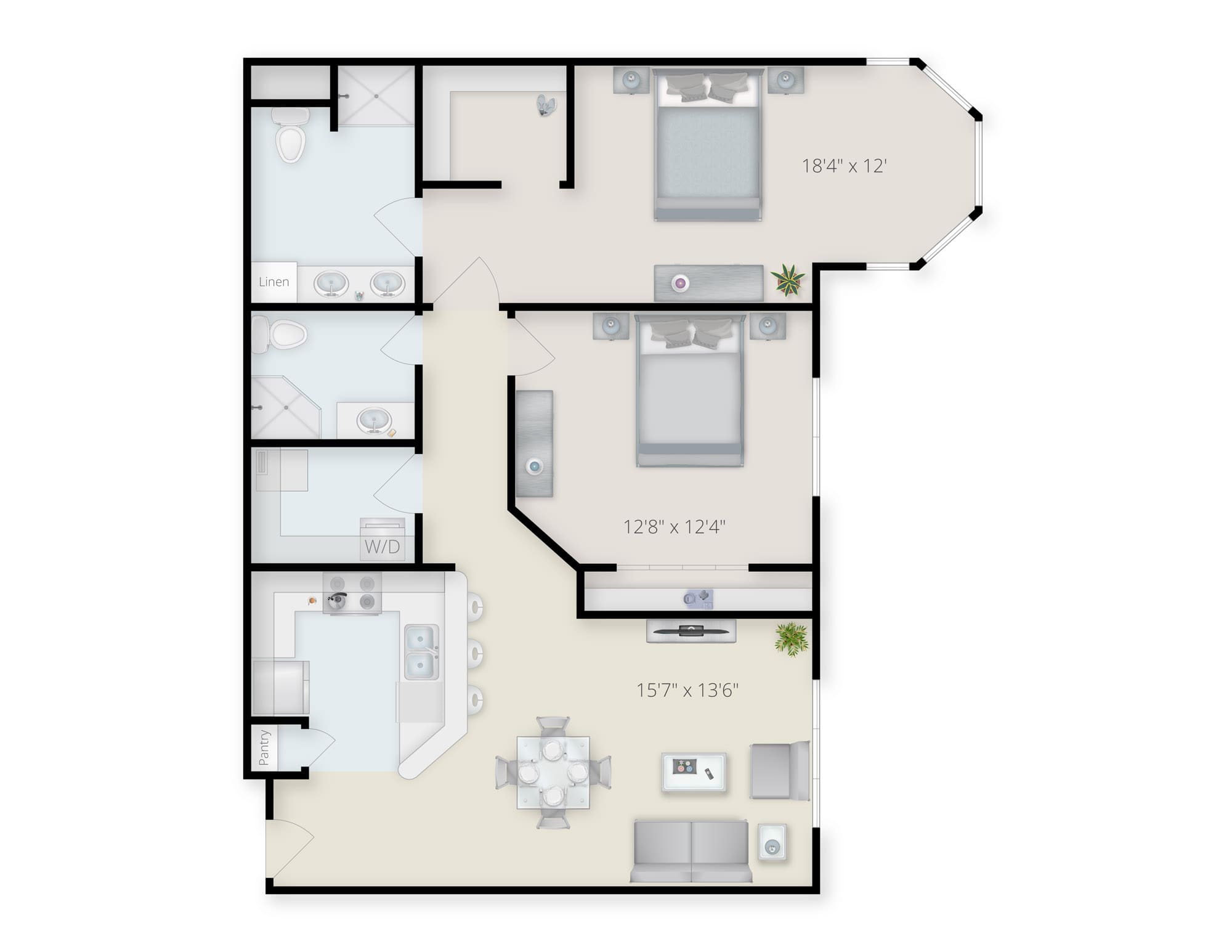Independent Living The Augusta 2 Bedroom Independent Living The Augusta 2 Bedroom